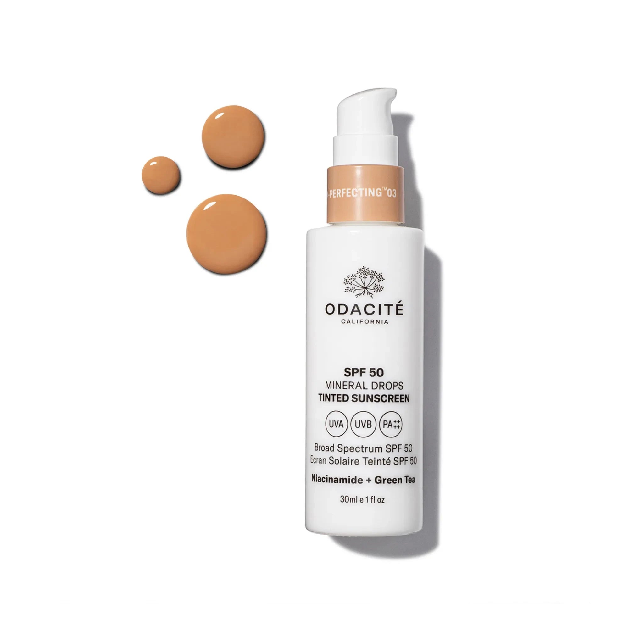 Odacité - Mineral Damarlı Renkli Güneş Kremi SPF 50 Flex-Perfecting™ - 30 ml | 03