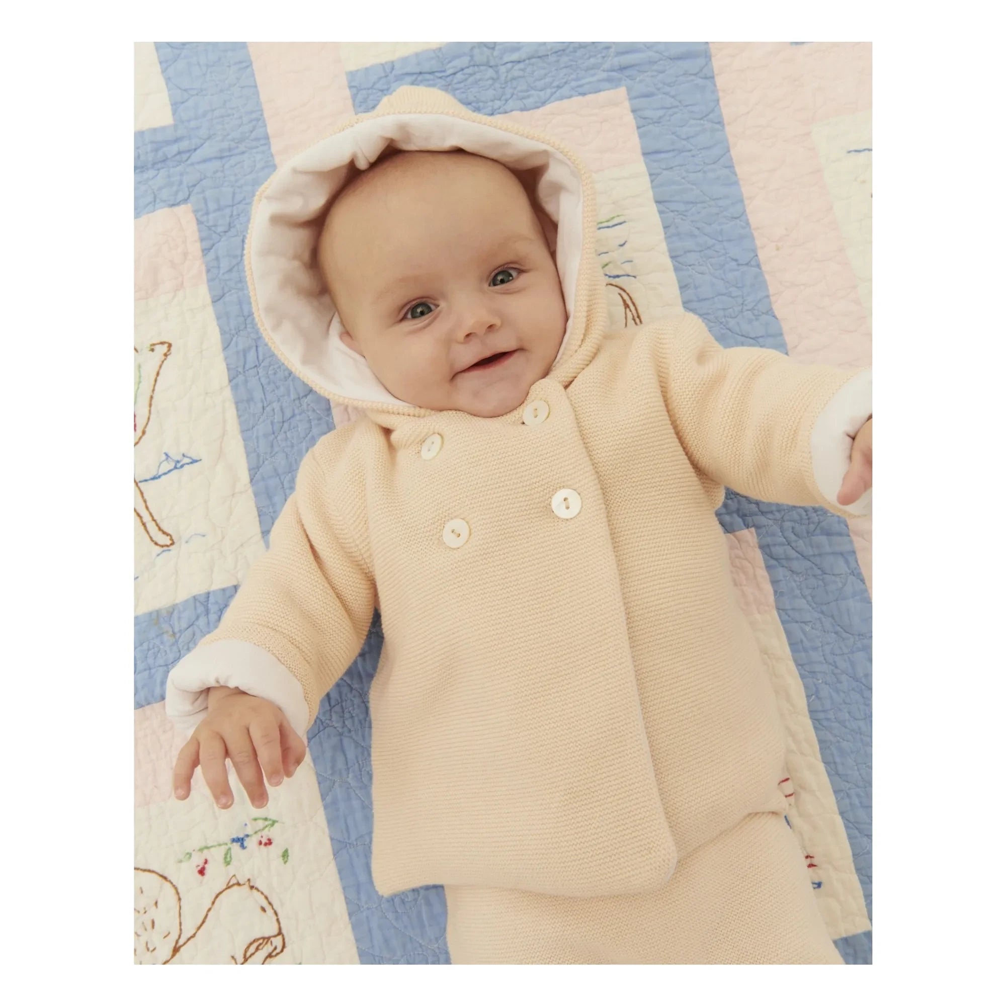 Copenhagen Colors - Organic Cotton Hooded Jacket | Cream