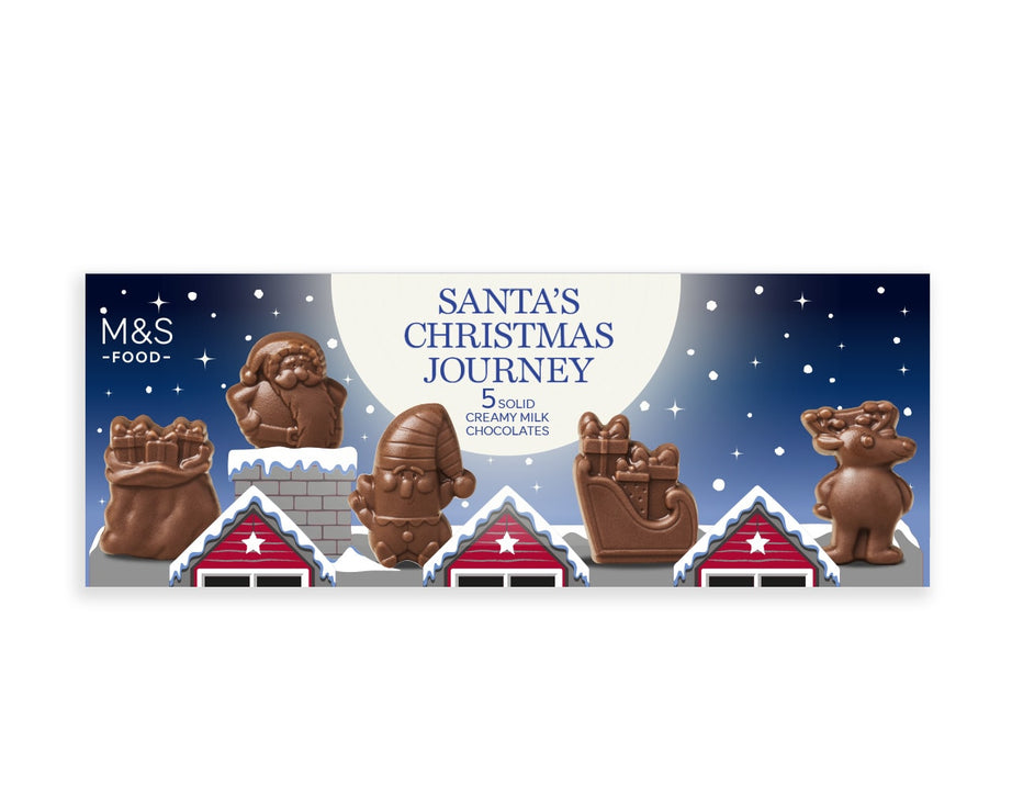 M&S Food - El viaje de chocolate de Papá Noel