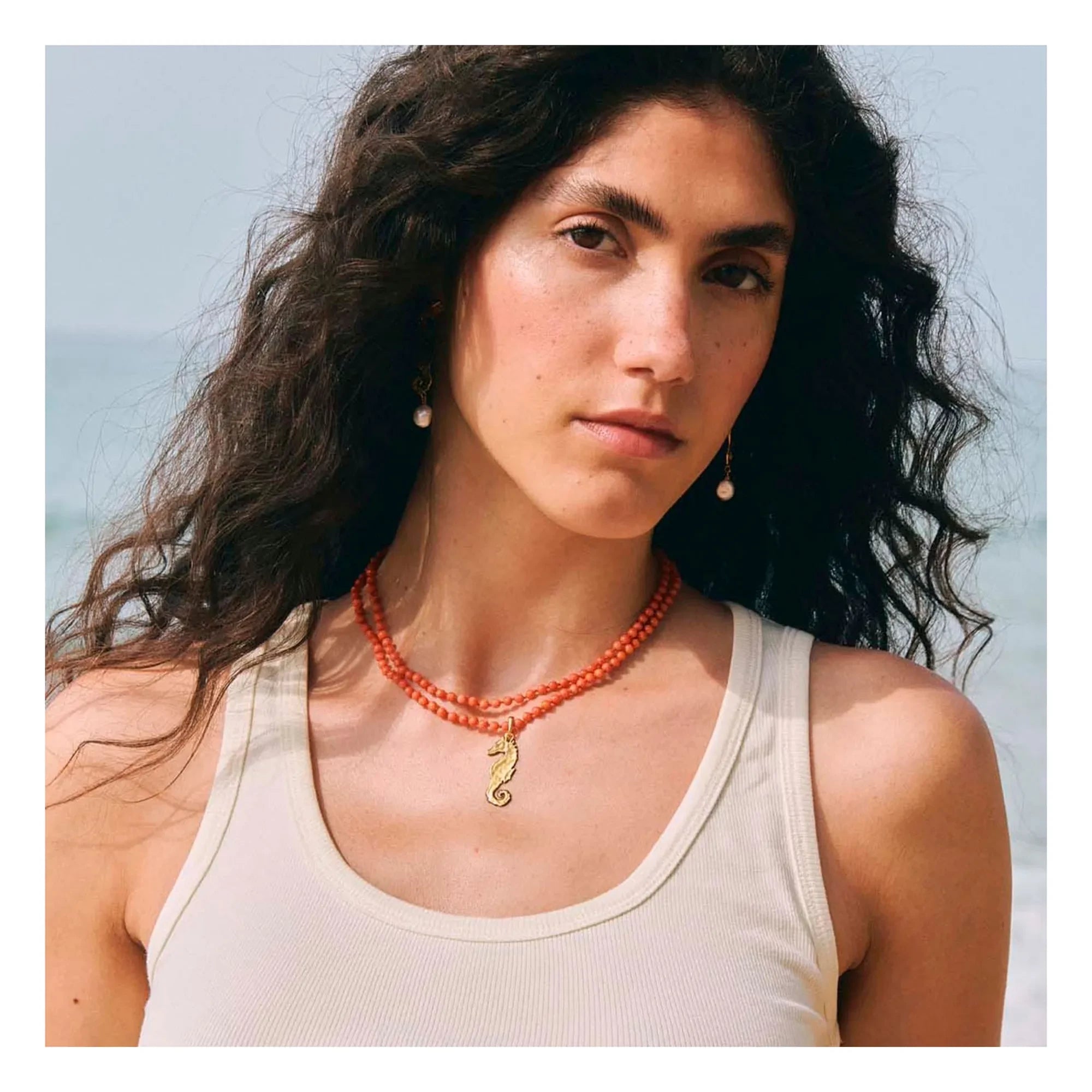 Alhaja - Coralina Cavaletto Halskette | Gold