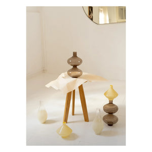 Los Objetos Decorativos - Smoked Borosilicate Vase | Brown
