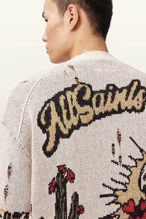 AllSaints Erkek Yün Karışımlı Yelek FOXX