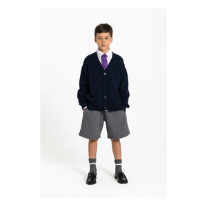 Smallable Kid - Webtminster Organic Cotton Shorts | Heather grey
