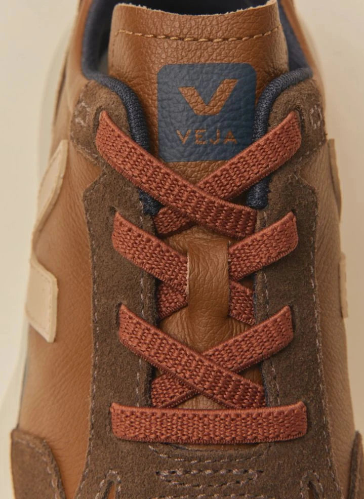 Veja - Kleine Kanarienvogel Leder Sportschuhe - Veja x Bonpoint | Braun