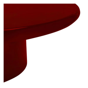 House of Capricorn - Amendoeira cilalı ahşap sehpa | Karmen kırmızısı