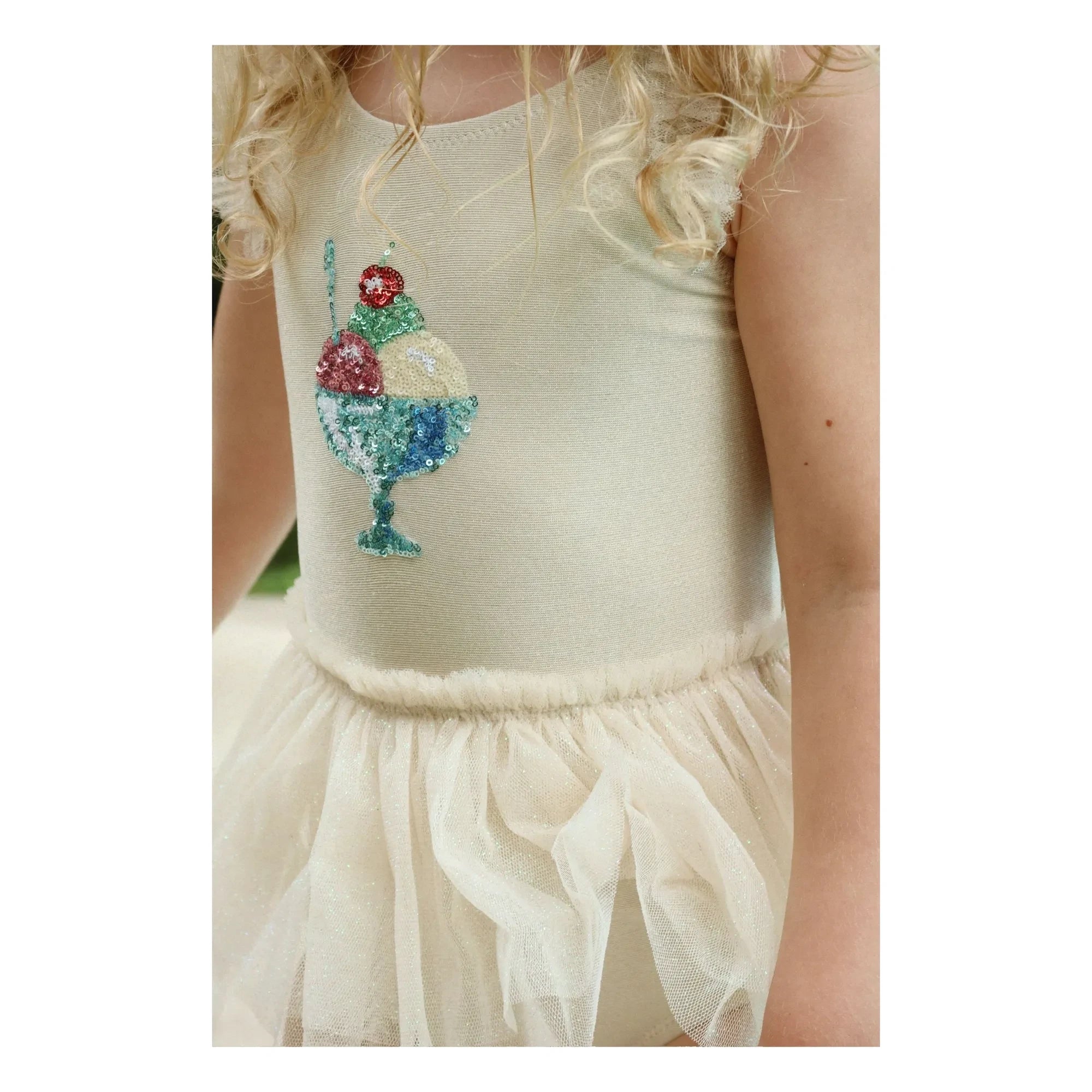 Konges Sløjd - Amandine Tulle Swimsuit | Cream
