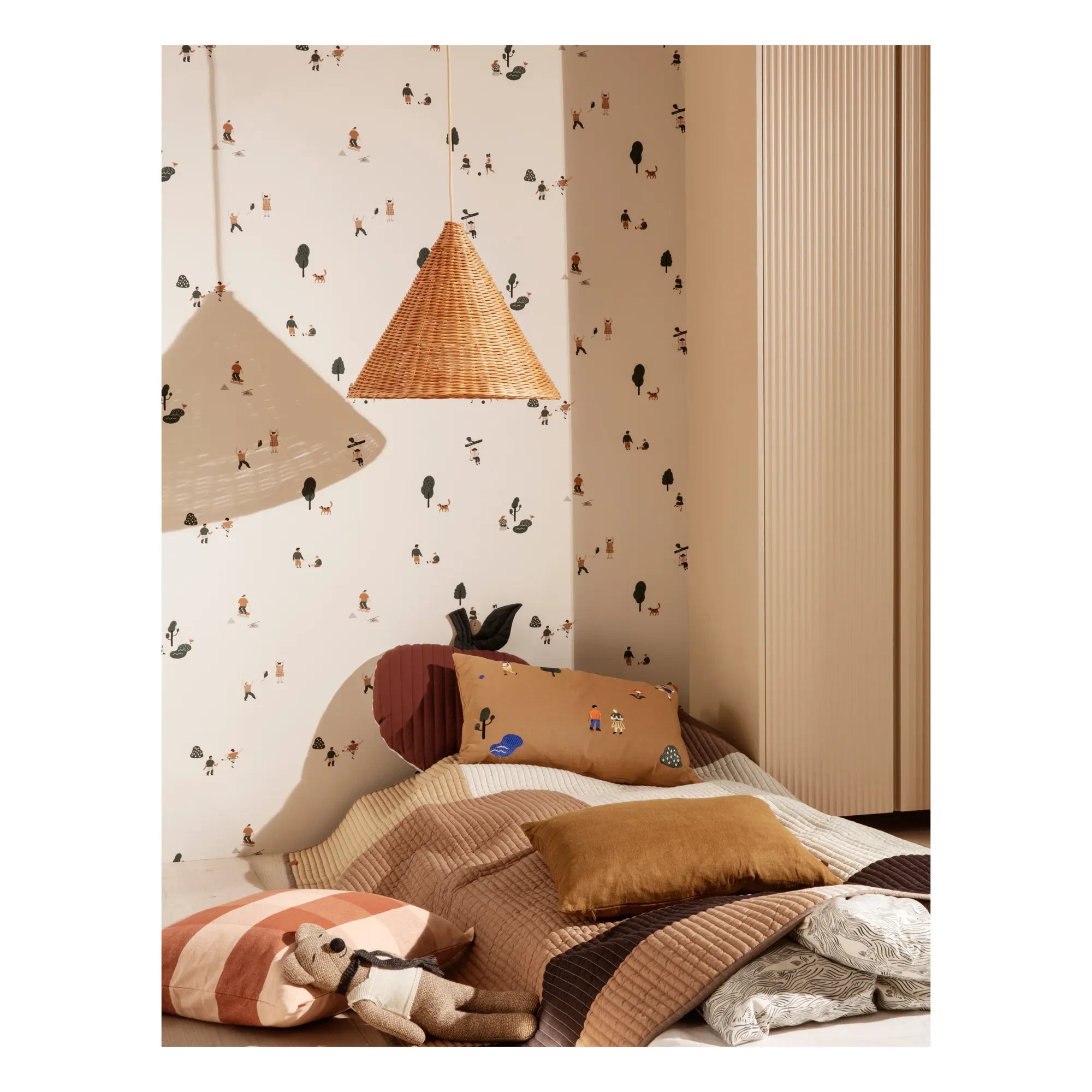 Ferm Living Kids - Park Duvar Kağıdı | Kırık beyaz