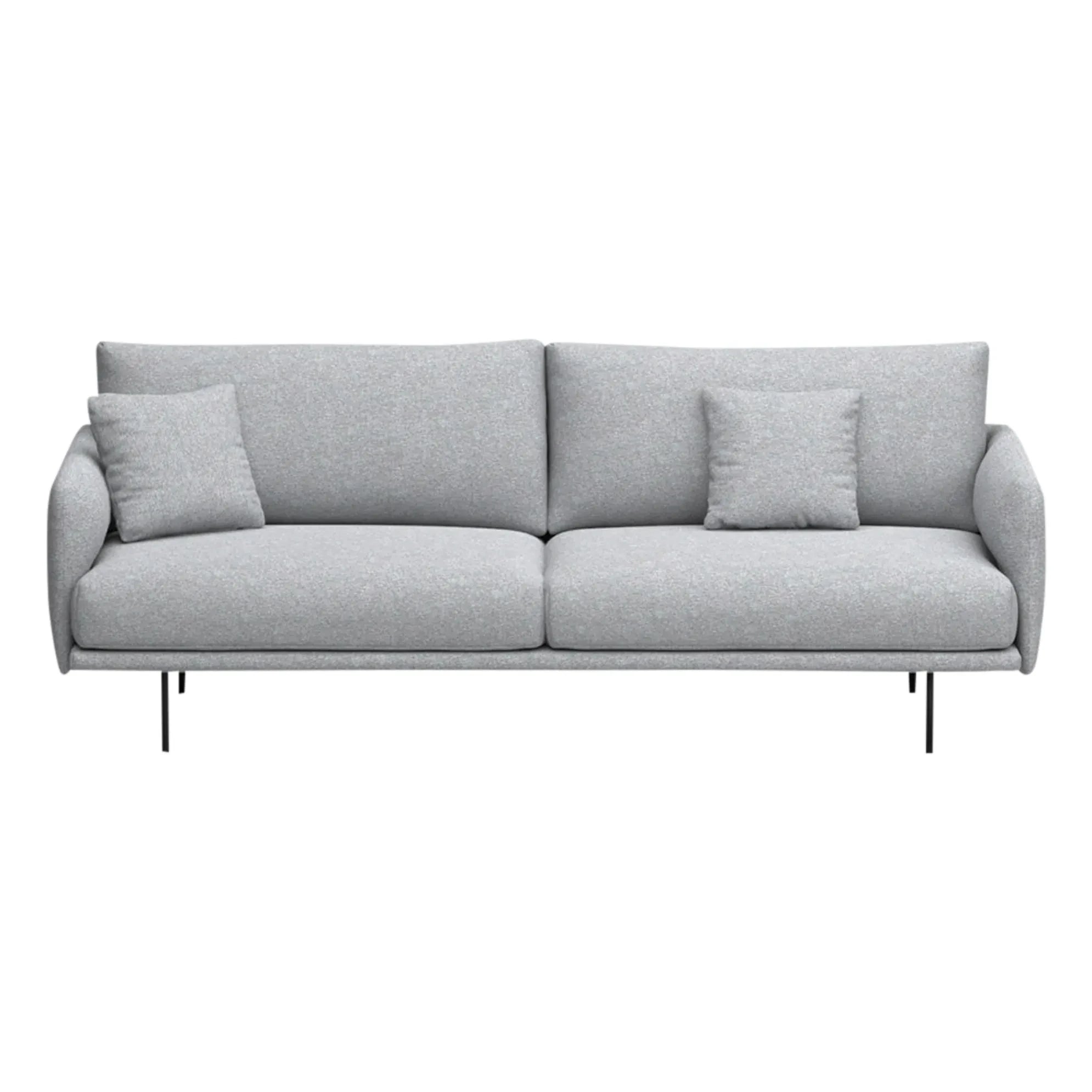 Panac Edition - Isly 3 Kişilik Kanepe, Heathered Kumaş - 205 cm | Gri