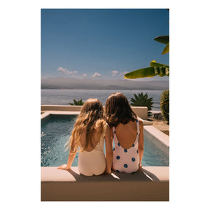 We Are Kids - Hailey Polka Dot Swimsuit | White
