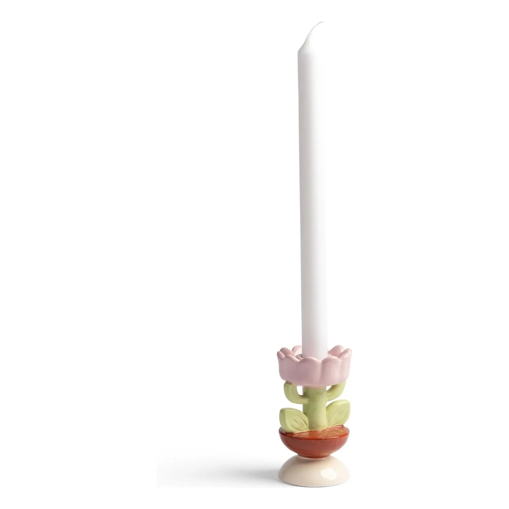 &Klevering - Blume rosa Kerzenständer | Rosa