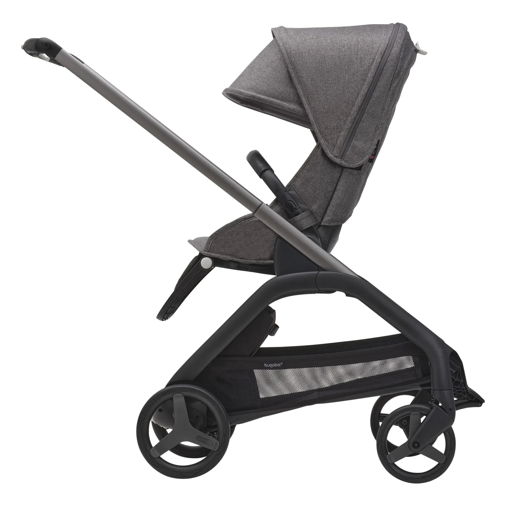 Bugaboo - Bugaboo Dragonfly Komple Şehir Bebek Arabası Grafit Şasi | Heather Gri