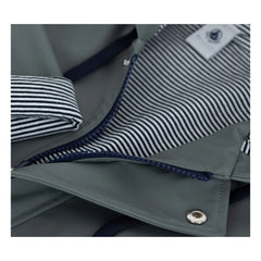 Petit Bateau - Ciré Iconique Geri Dönüştürülmüş Lif | Gri-yeşil