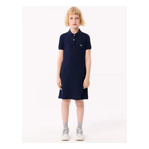 Lacoste - Organic Cotton Polo Dress | Navy