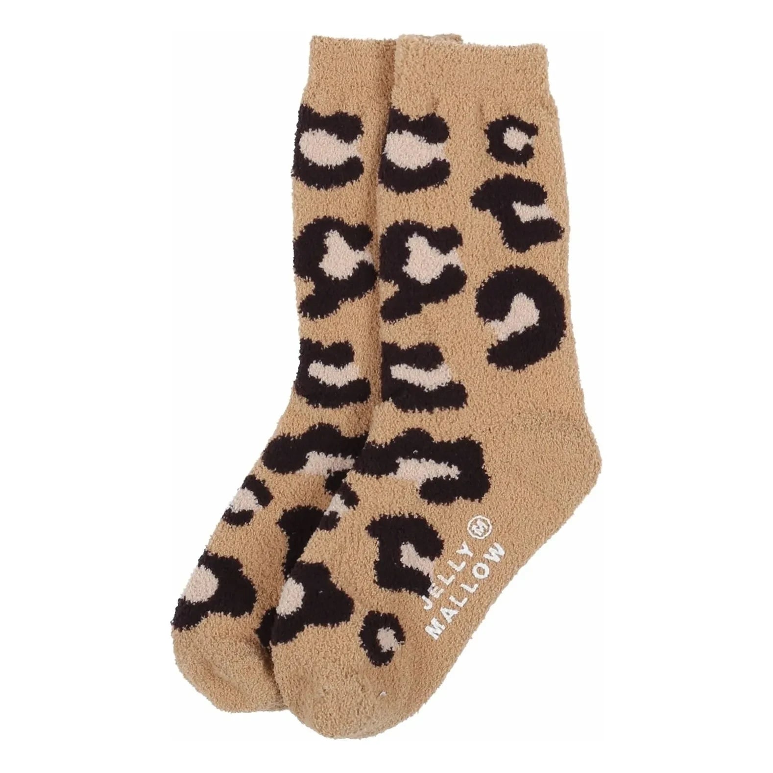 Jelly Mallow - Leopar Tarry Çorap 2 Çift | Bej
