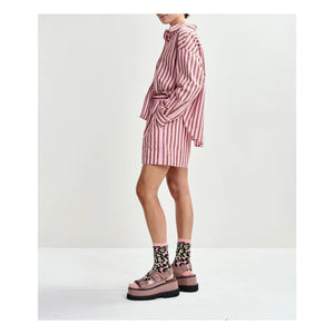 Essentiel Antwerp - Jeeuw Çizgili Şort | Pembe