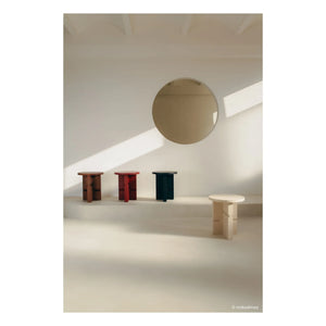 Nobodinoz - Noon boyalı ahşap yan sehpa | Siyah
