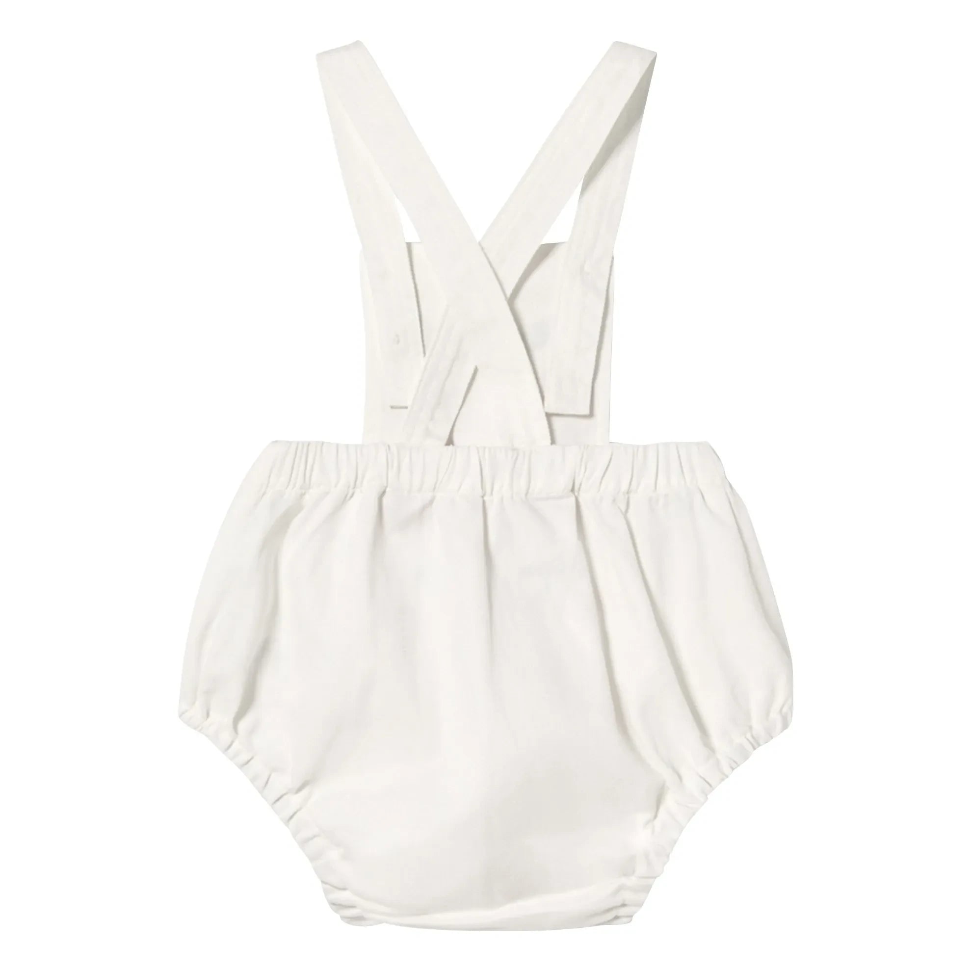 Tinycottons - Kiraz Twill tulum | Beyaz