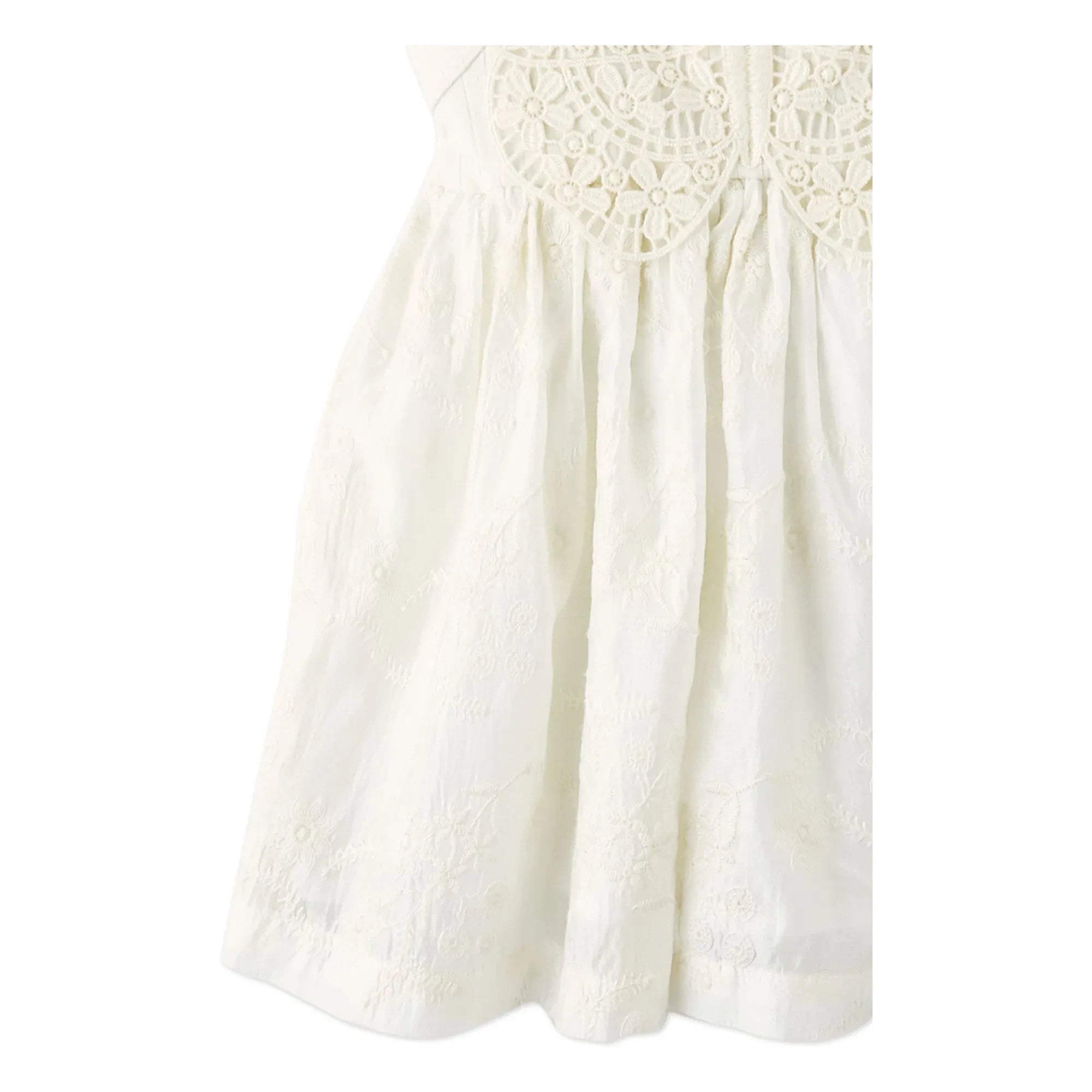Gingersnaps - Gabrielle Embroidered Dress | White