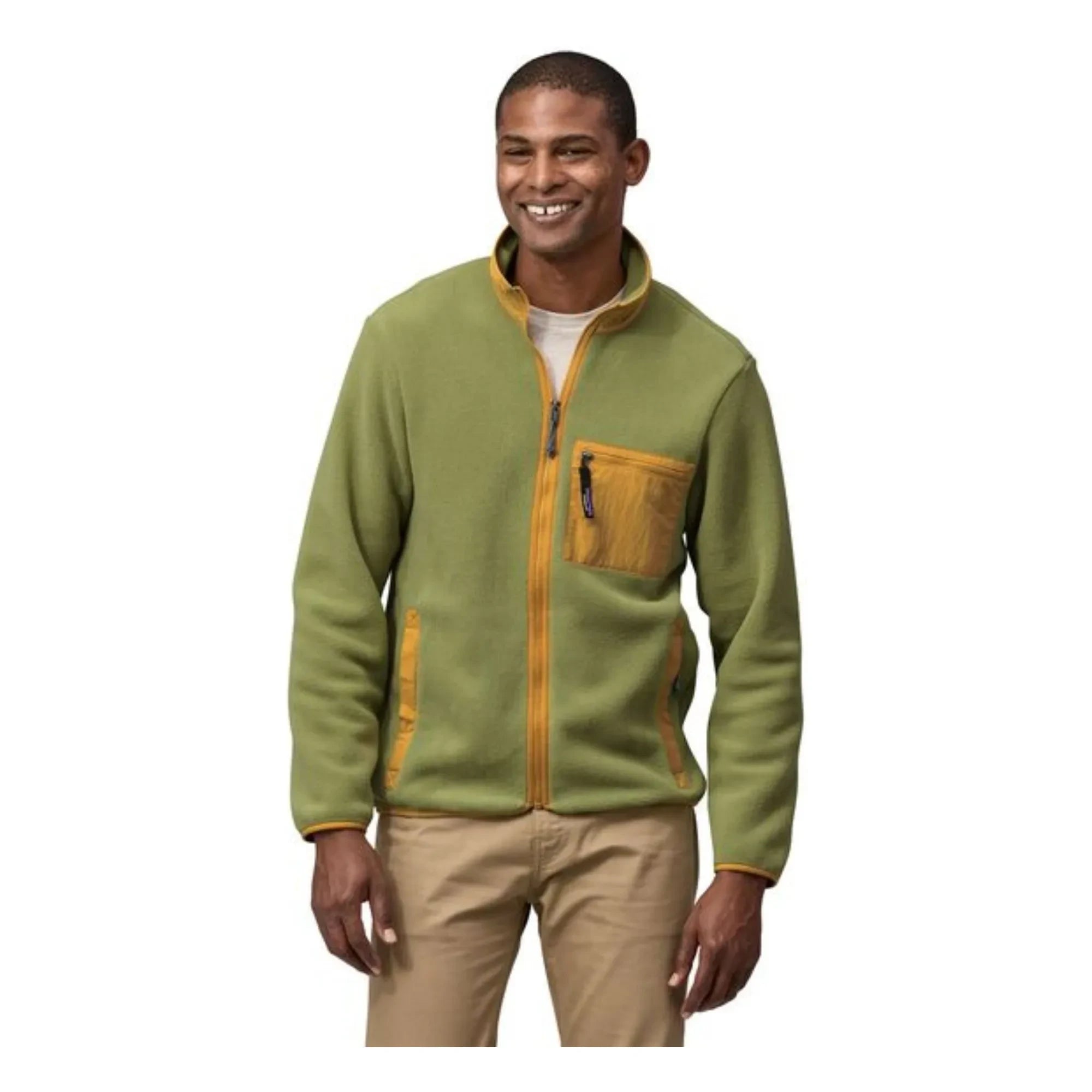 Patagonia - Synchilla Zip-Fleece aus recycelten Fasern | Khaki