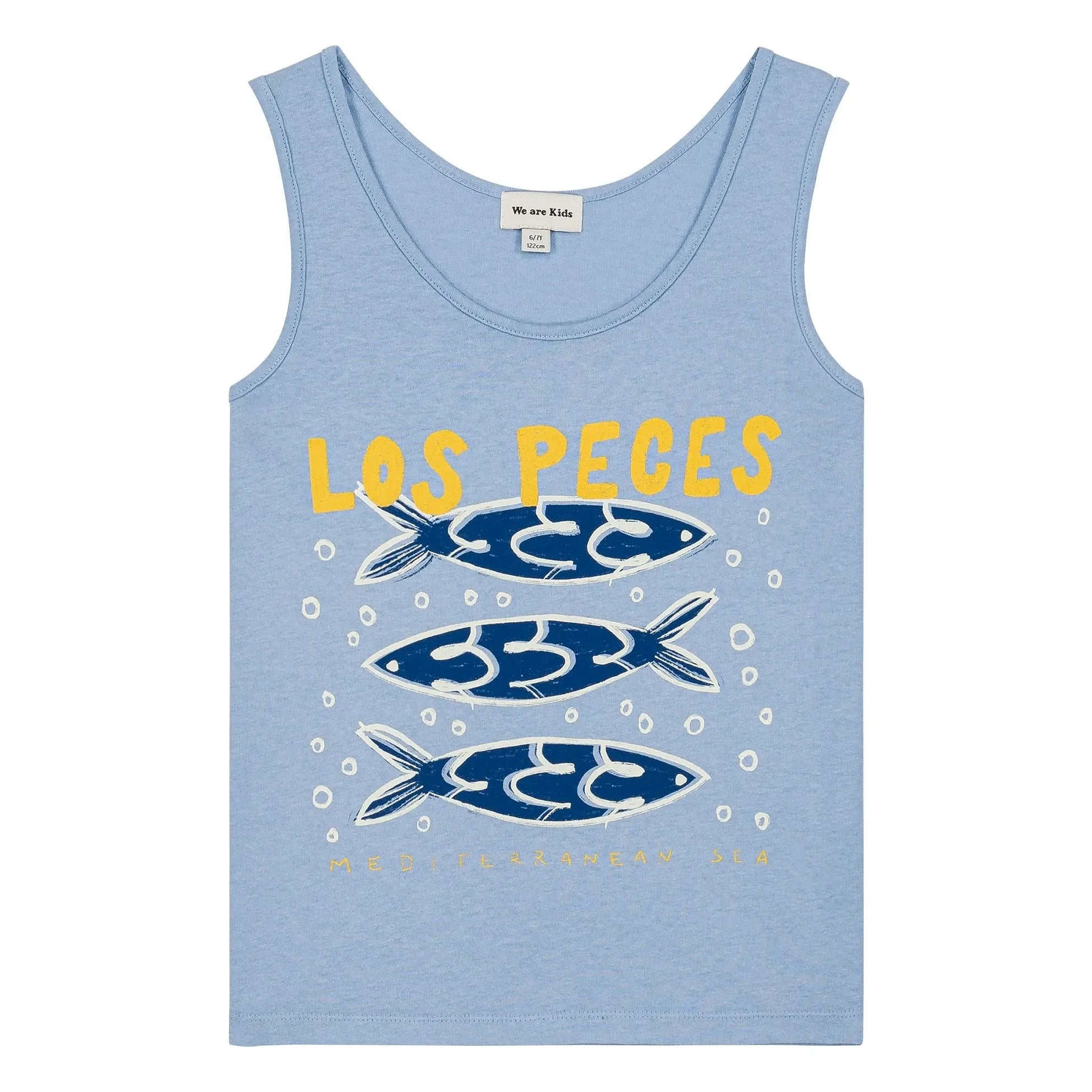 We Are Kids - Marcel Los Peces tank top Organic cotton | Light blue