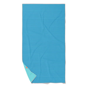 Quut – Circuit Mikrofaser Strandtuch | Blau