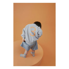 Gray Label - Birthday Sweat Organik pamuk | Heather grey