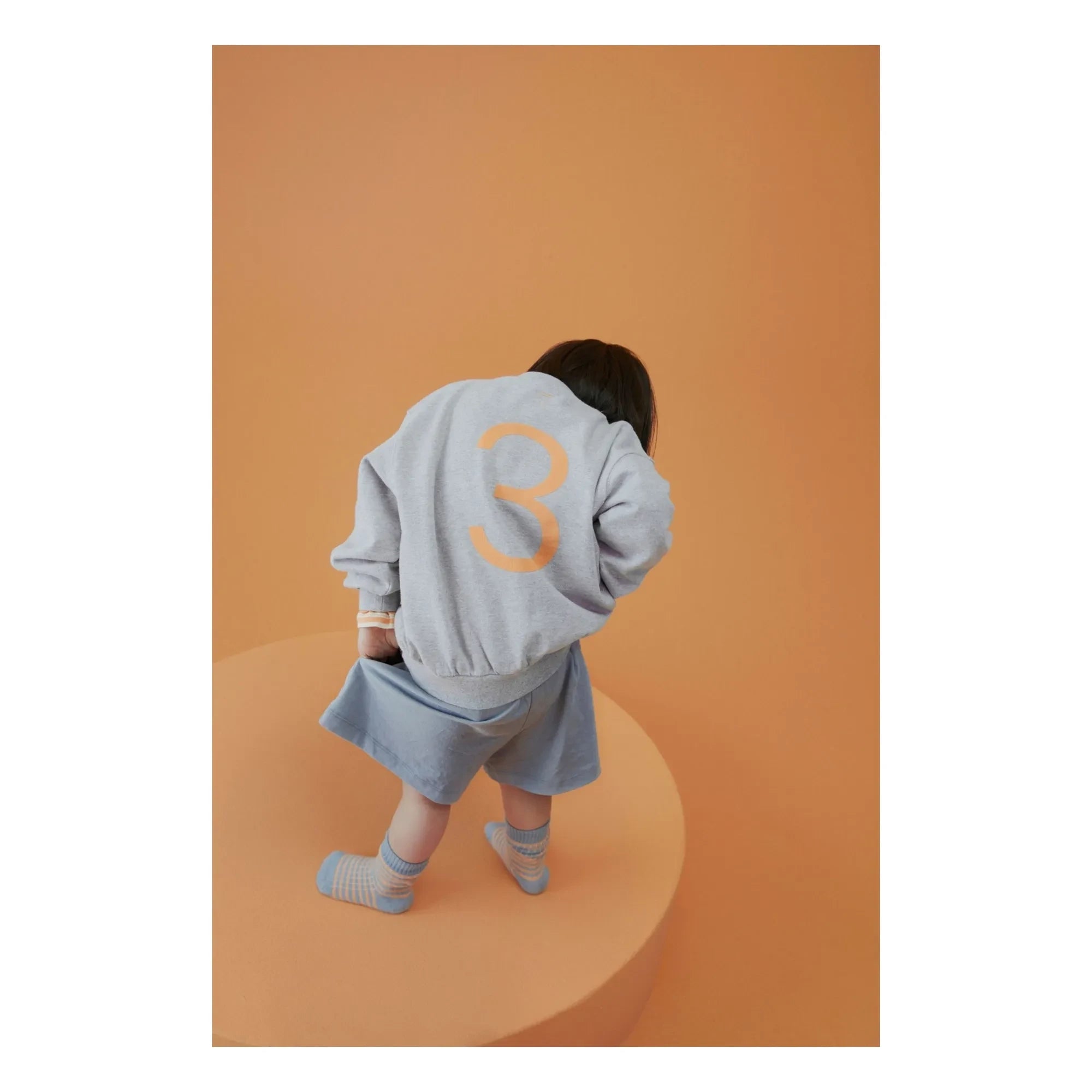 Gray Label - Birthday Sweat Organik pamuk | Heather grey