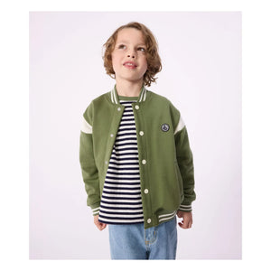Petit Bateau - Teddy Molleton Geniş Kalıp Ceket | Olive