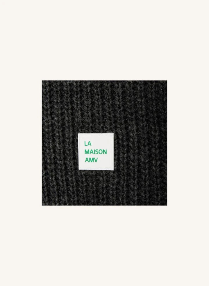 American Vintage - Crashway Wool and Alpaca Sweater | Charcoal Gray