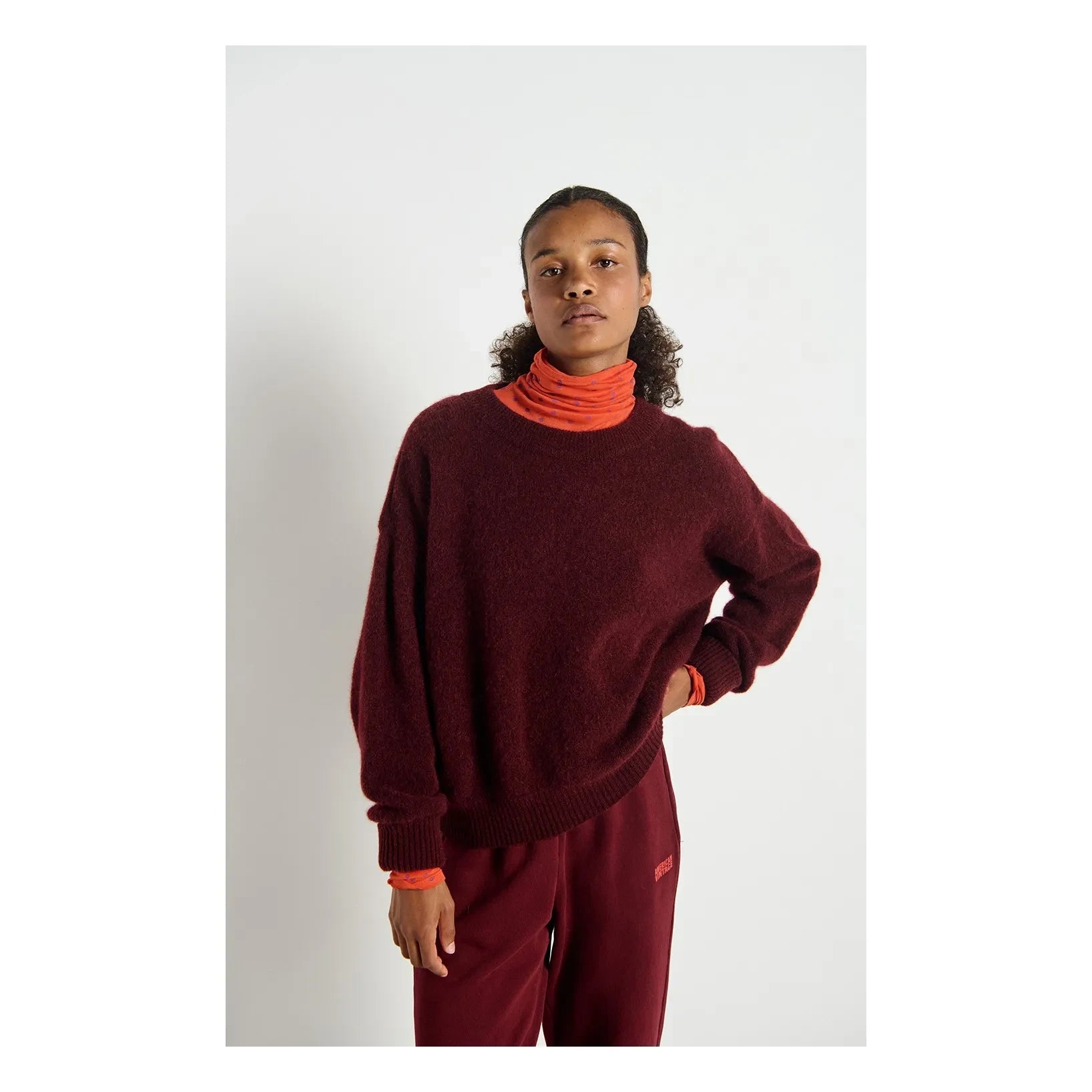 American Vintage - Vitow Alpaka Kazak | Garnet