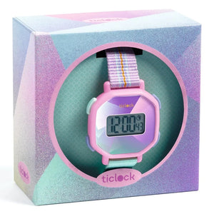 Djeco - TICLOCK - Mor Prisma Dijital Saat