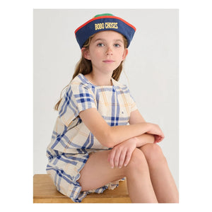 Bobo Choses - Organic cotton plaid top | White