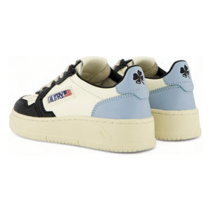 Autry - Medalist Low-Cut Two-Tone Leather Children's Sneakers | Blue