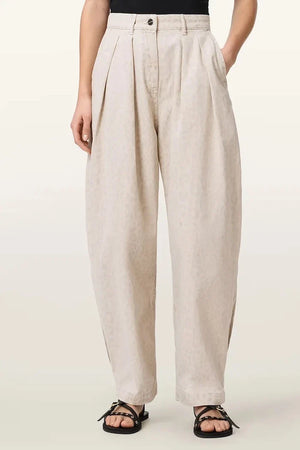 AllSaints pamuklu baggy kadın pantolonu BECCA