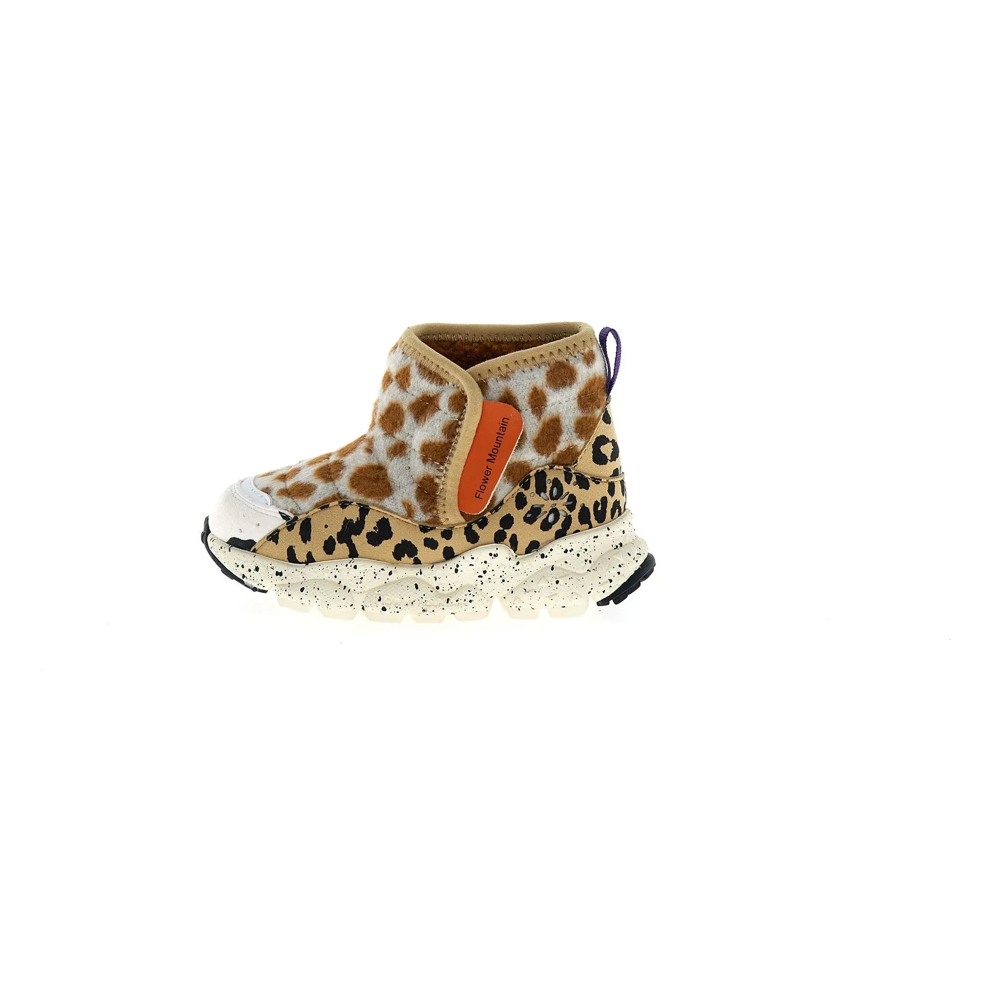 Flower Mountain - Taro Jungle and Teddy Sneakers | Light Brown