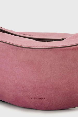 AllSaints LUNA kadın deri kruvasan çanta