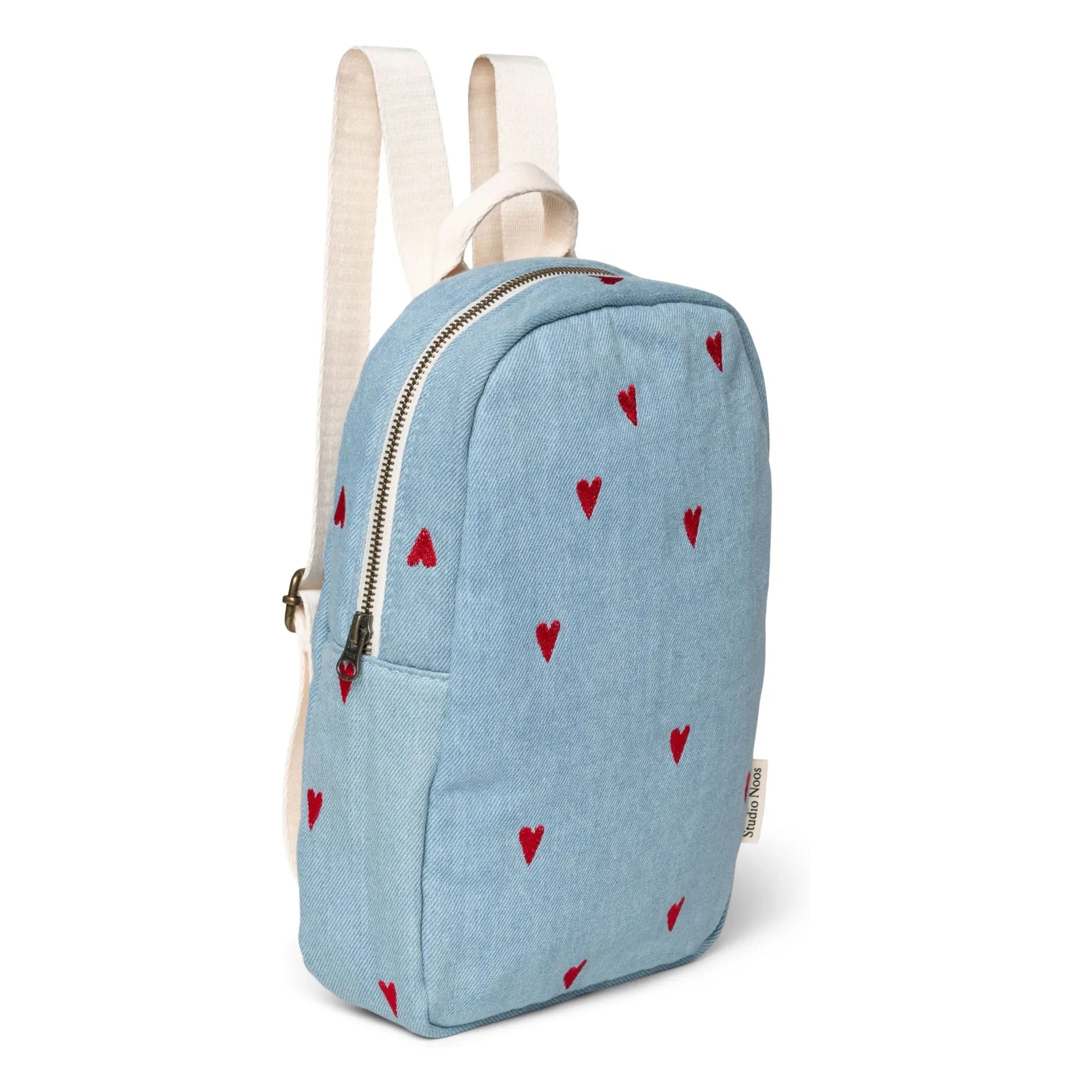 Studio Noos - Hearts Sırt Çantası | Denim