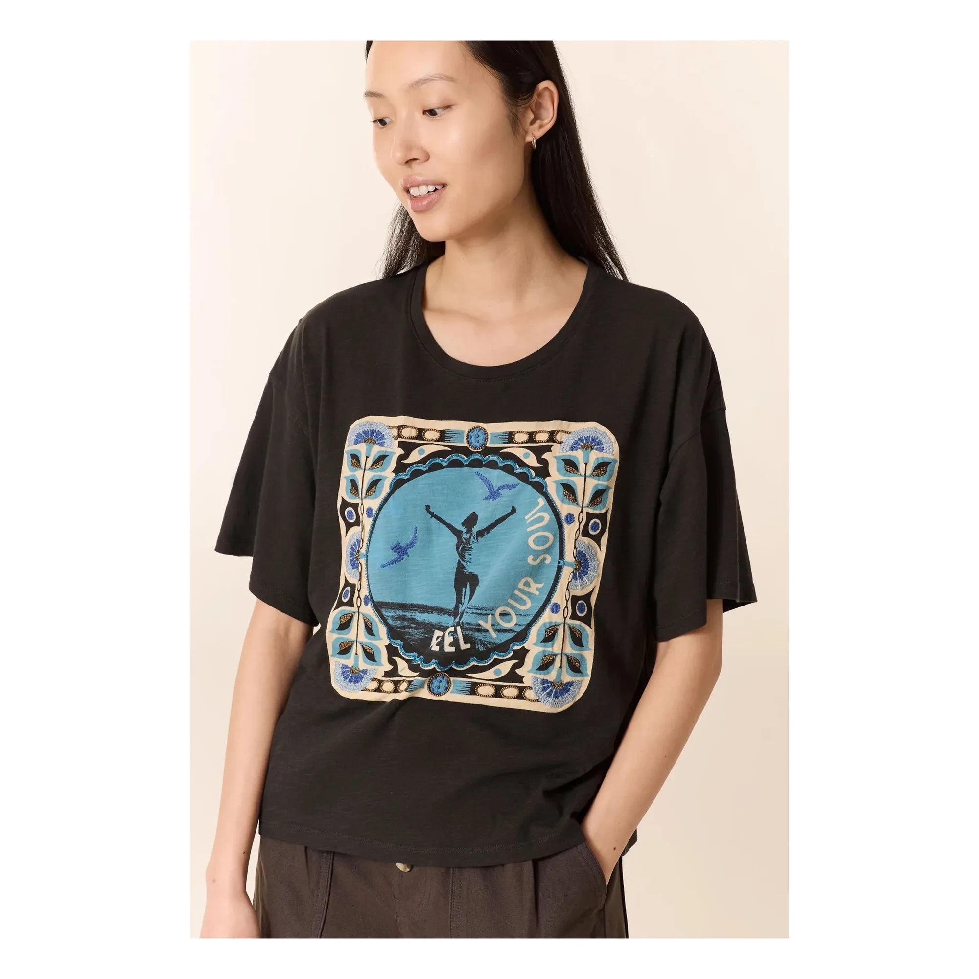 Leon & Harper - T-Shirt Soul Bio-Baumwolle | Schwarz