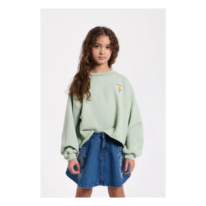 Hundred Pieces - Belmont Organic Cotton Sweatshirt | Sage