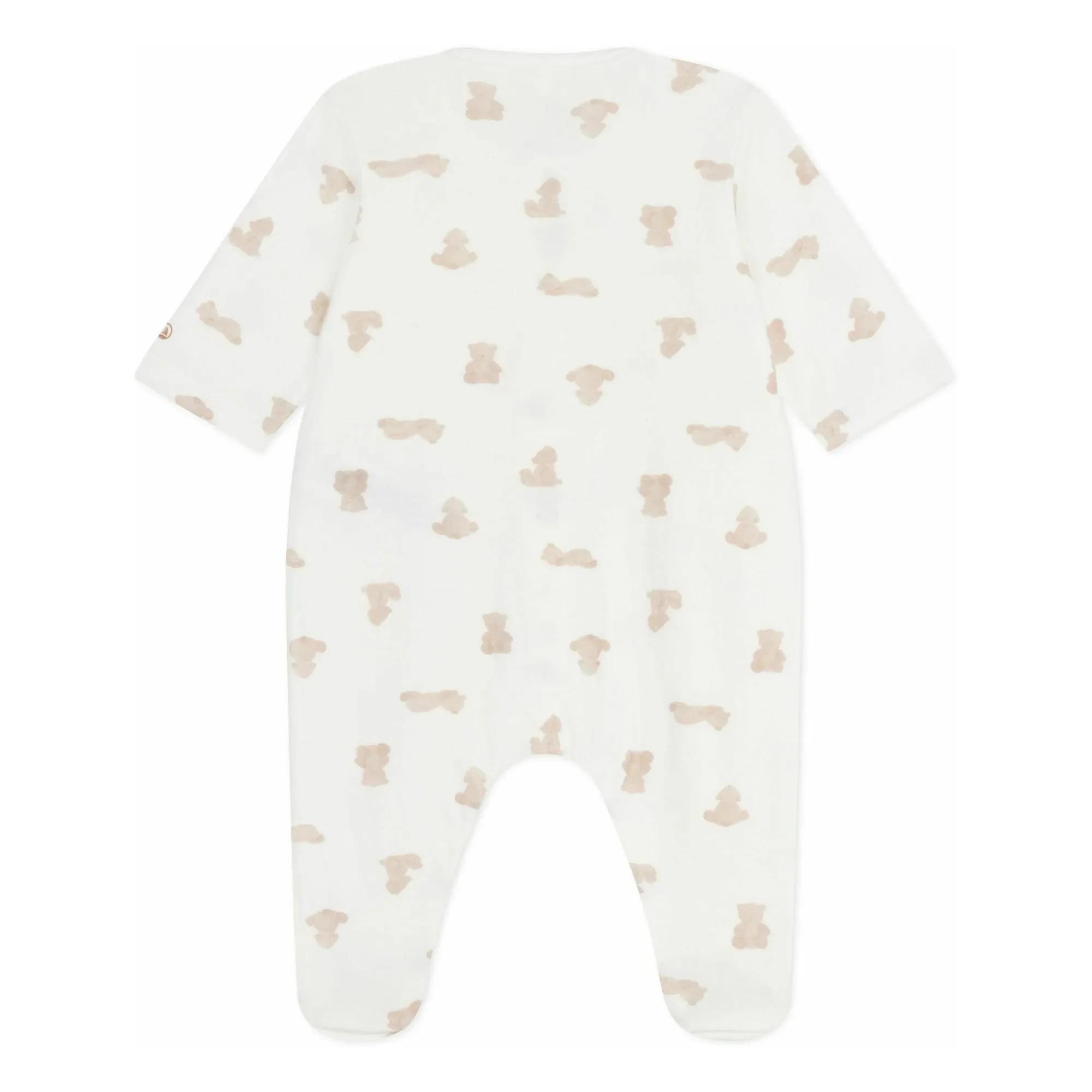 Petit Bateau - Dors Bien Oursons organik pamuklu pijama | Beyaz