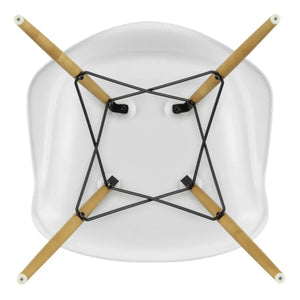 Vitra - DAW Stuhl - Ahornuntergestell - Charles & Ray Eames | Weiß