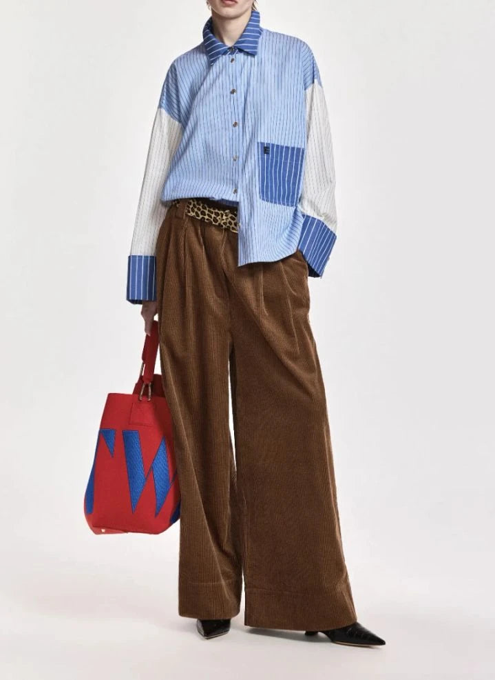 Essentiel Antwerp - Kovid Mix Hemd | Blau