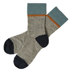 FUB - Hazel-farbenes 2er-Set Block Laine Socken