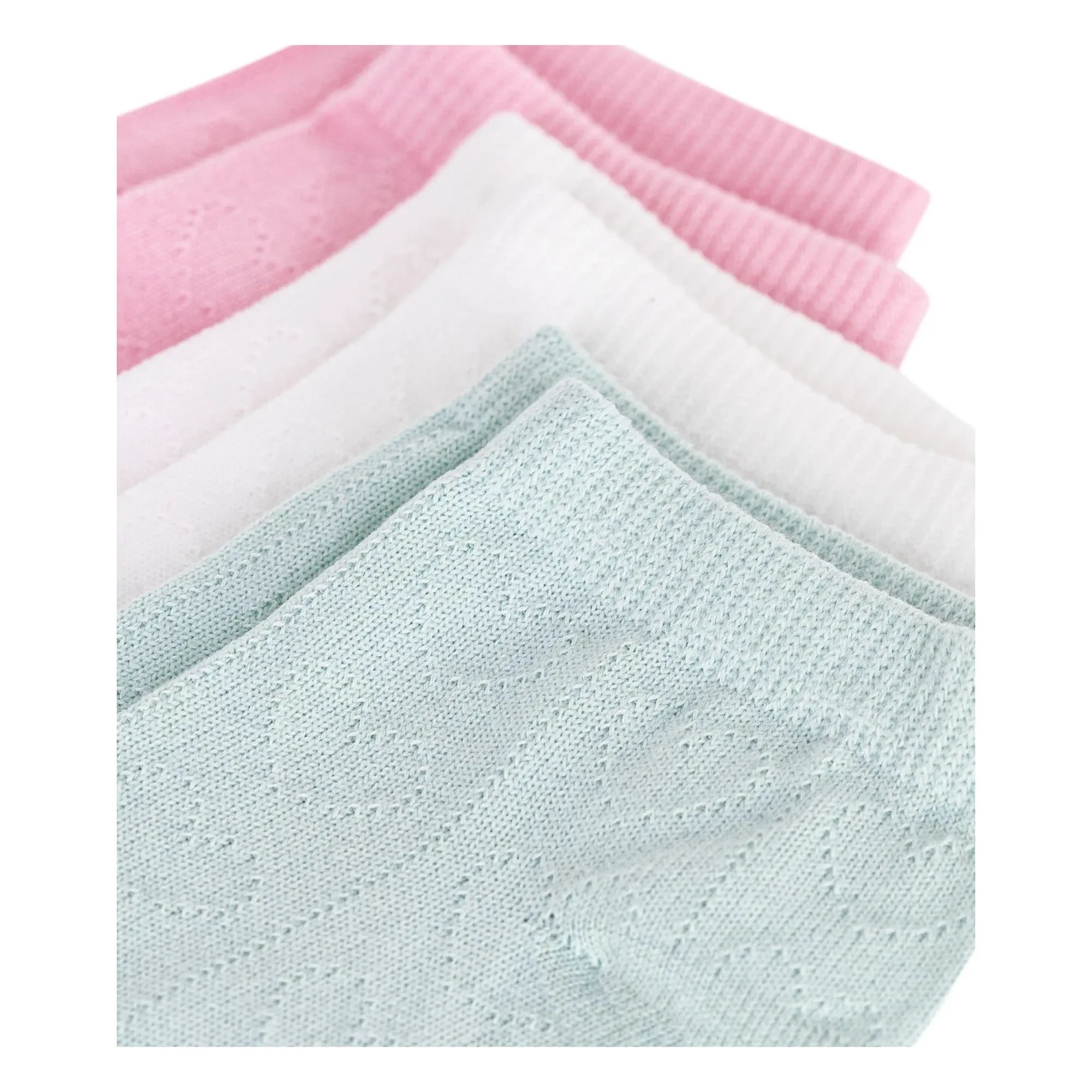 Petit Bateau - Set of 3 Low-Cut Padded Socks | Pink