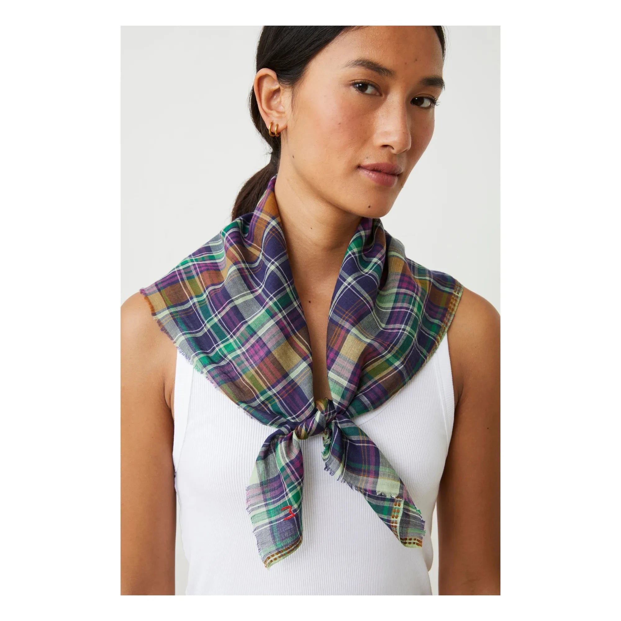 Moismont - Secret Scarf N°817 Pamuk | Lacivert