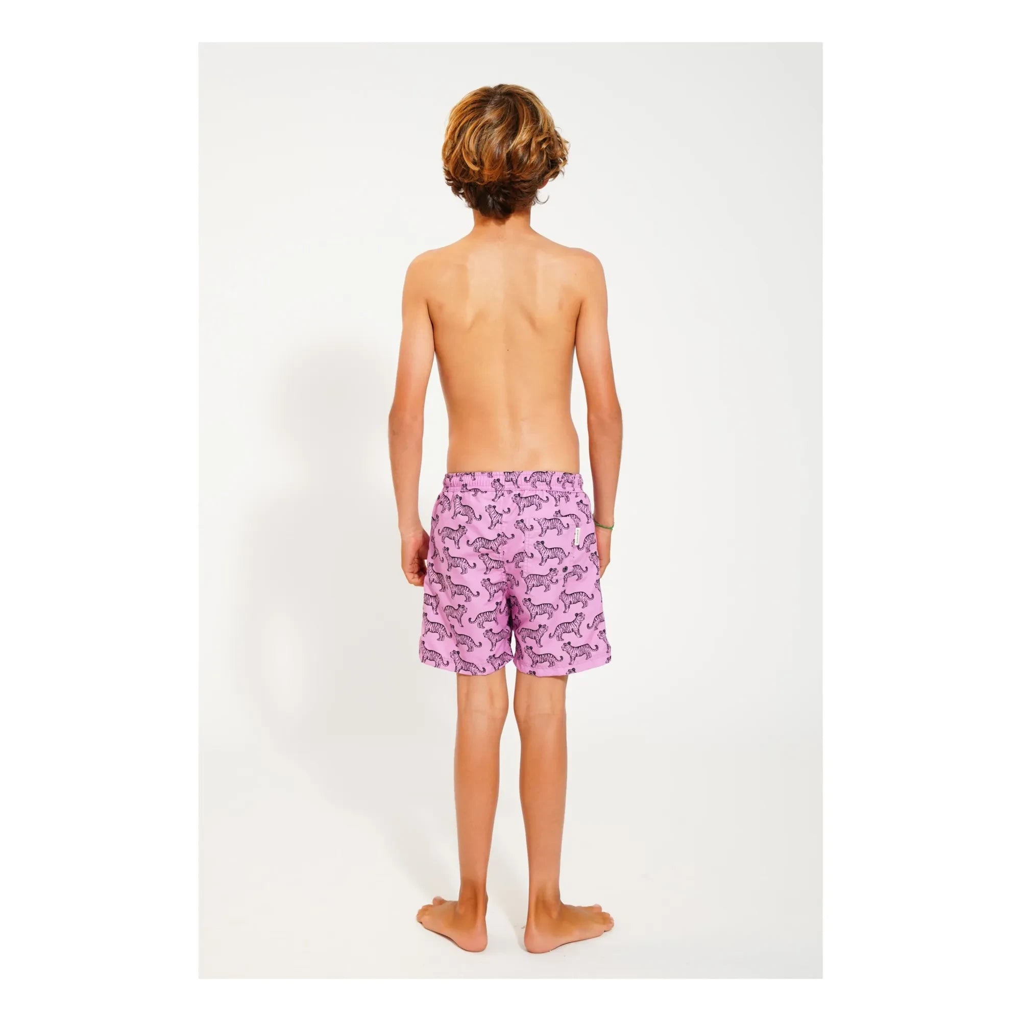 Piupiuchick - Badeshorts Tiger recycelte Fasern | Lila