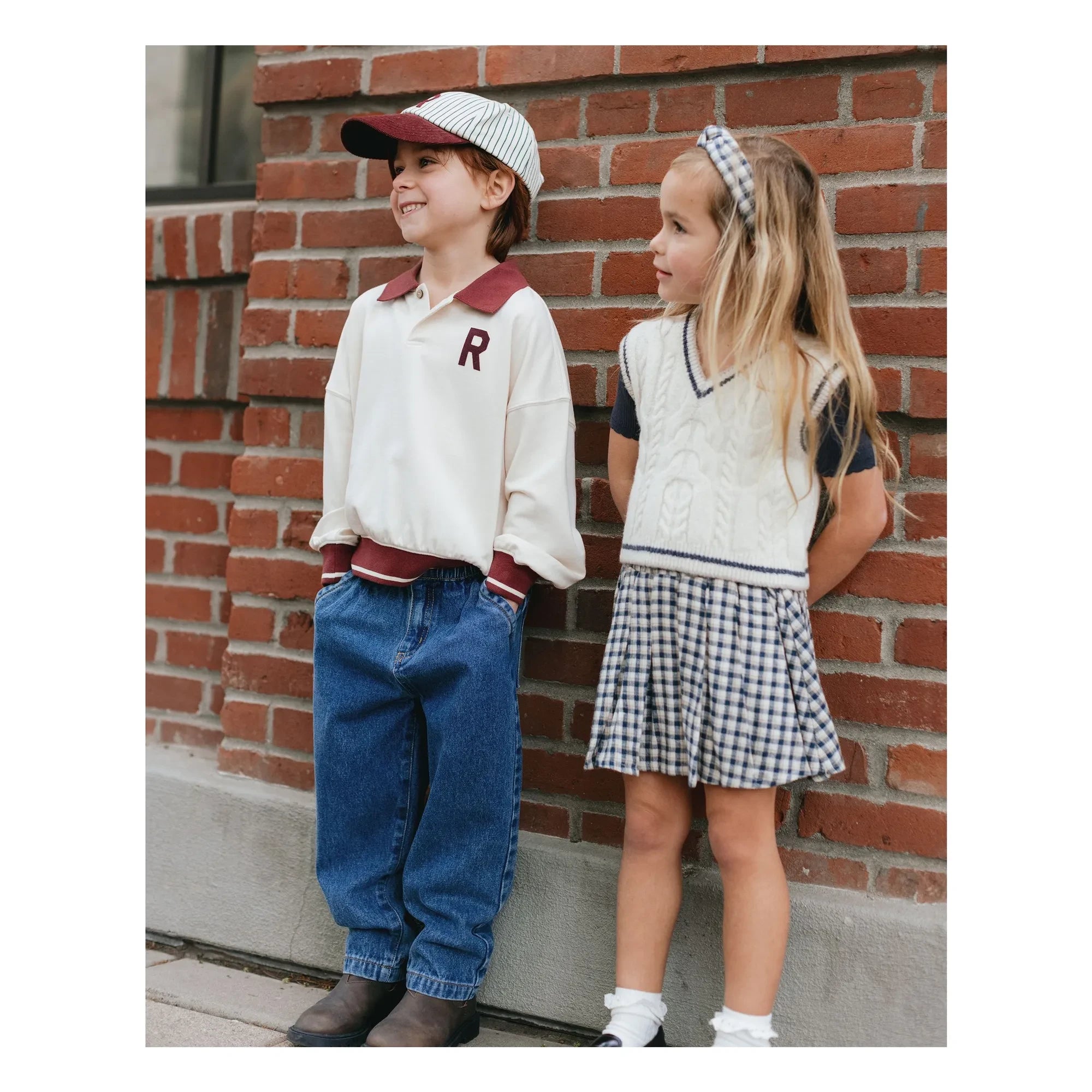 Rylee + Cru - Boğazlı sweatshirt | Ekru