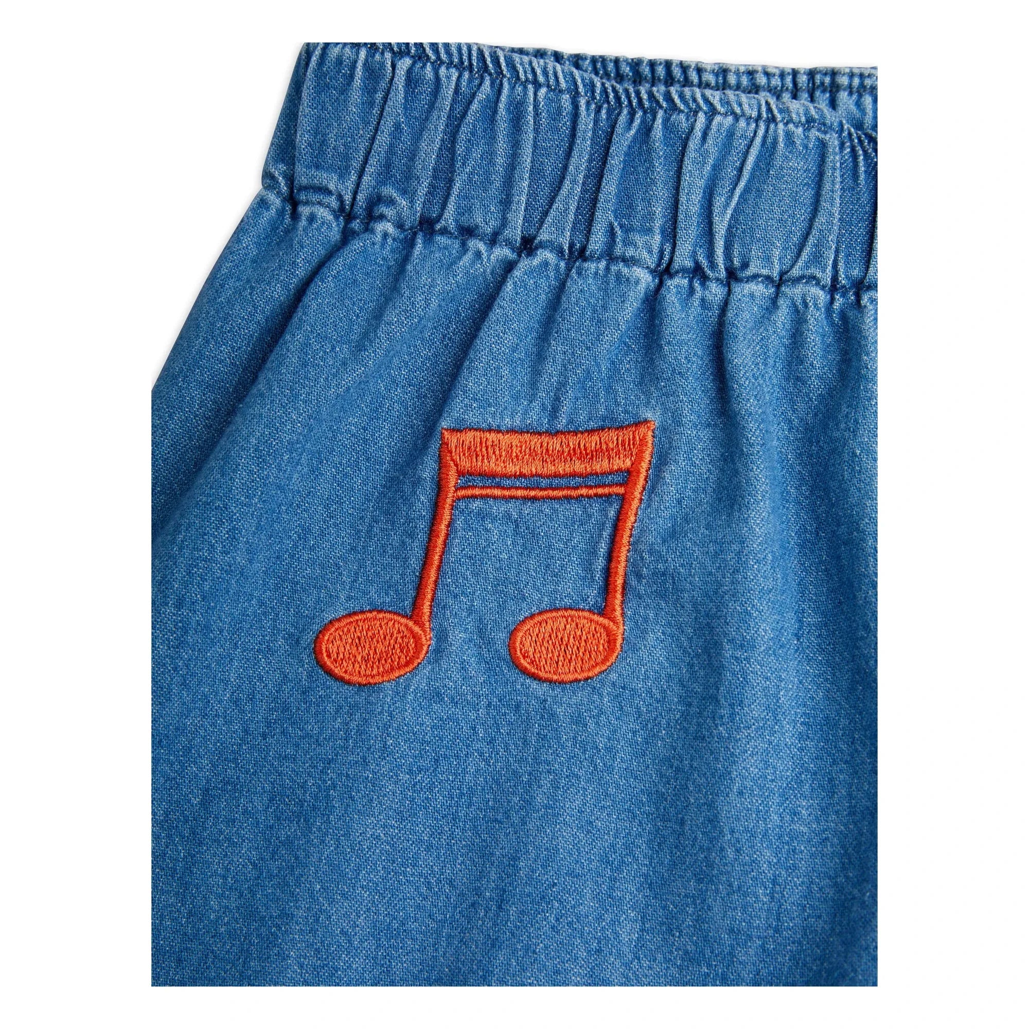 Mini Rodini - Kısa Notlar Denim | Mavi