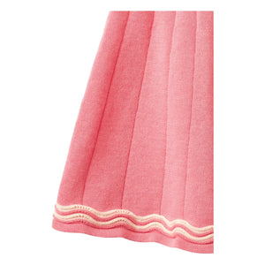 Copenhagen Colors – Tennisrock aus Bio-Baumwoll-Strick | Zuckerrosa