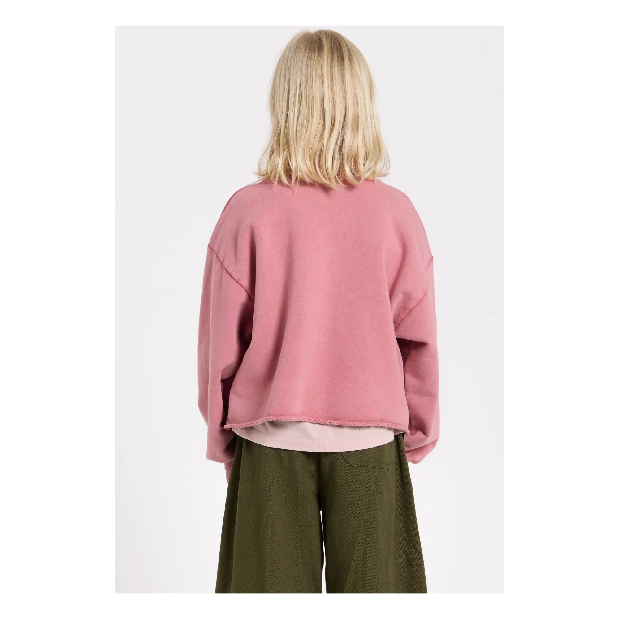 Hundred Pieces - Belmont Bio-Baumwoll-Sweatshirt | Rosa
